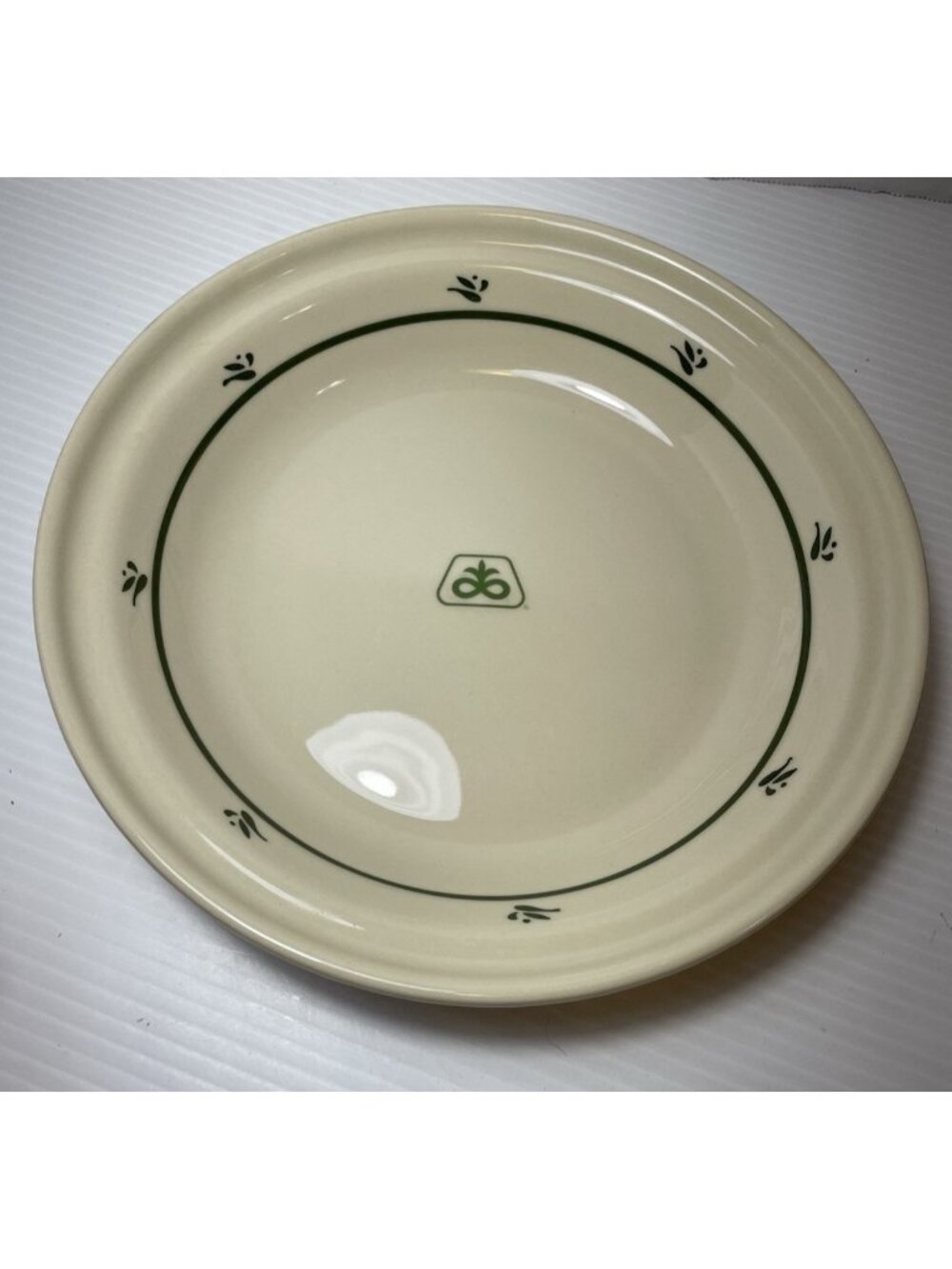 Roseville Ohio Pioneer Seed Corn 10" Pottery Pie Plate Dish Vintage - NEW